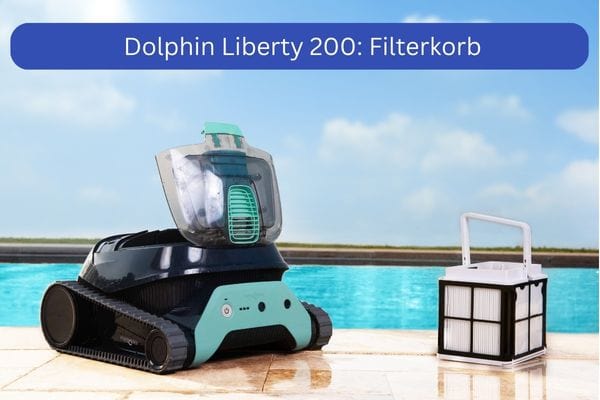 Akku Poolroboter Dolphin Liberty 200 von Maytronics, Filterkorb
