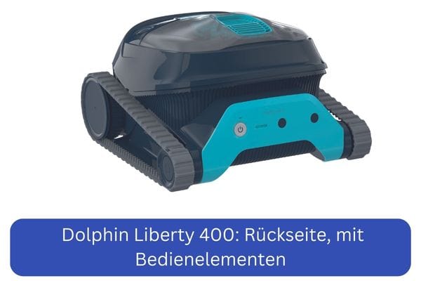 Akku Poolroboter Dolphin Liberty 400 von Maytronics: mit Bedienelementen